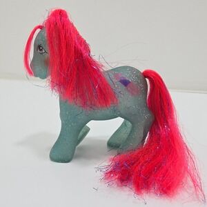 Hasbro My Little Pony MLP G1 Sparkle Ponies Glitter Sky Rocket Vintage Vtg 1989